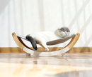 Rede Luxo CatHammock™ – Descanso Elevado com Base de Madeira