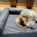 Cama Ergonômica para Cachorro e Gato com Encosto 80x60cm Lupzy