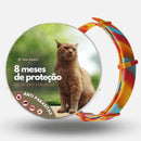 Coleira Anti Pulgas, Carrapatos e Mosquitos 100% Natural – Proteção até 8 Meses | Meu Pet
