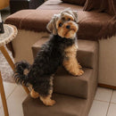Escada 3 Degraus Impermeável em Suede para Cachorro e Gato Meu Pet