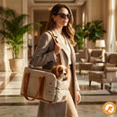 Bolsa de Transporte Pet para Carro com Almofada Confortável – Up4You™ | Segurança e Conforto no Passeio