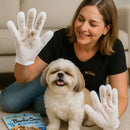 Luva Umedecida com Vitamina E – Banho a Seco e Pele Hidratada Meu Pet™