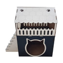 Casinha Duplex CatHouse™ – 2 Andares, Aventura e Conforto
