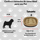 Cama Macia Lavável para Cachorro e Gato Modelo Europa