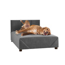 Cama Box Conforto Firme com Estrutura de Madeira para Cachorro e Gato Lupzy