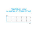Cercado Pet Dobrável com Portão 82cm em Aço – Duty™ | Segurança Modular para Pets e Crianças