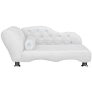 Cama Sofá Recamier em Suede para Cachorro e Gato com Strass Lupzy