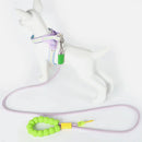 Guia 3 em 1 Elástica Ajustável com Porta-Saquinhos para Cachorro e Gato 185cm Pawslove™