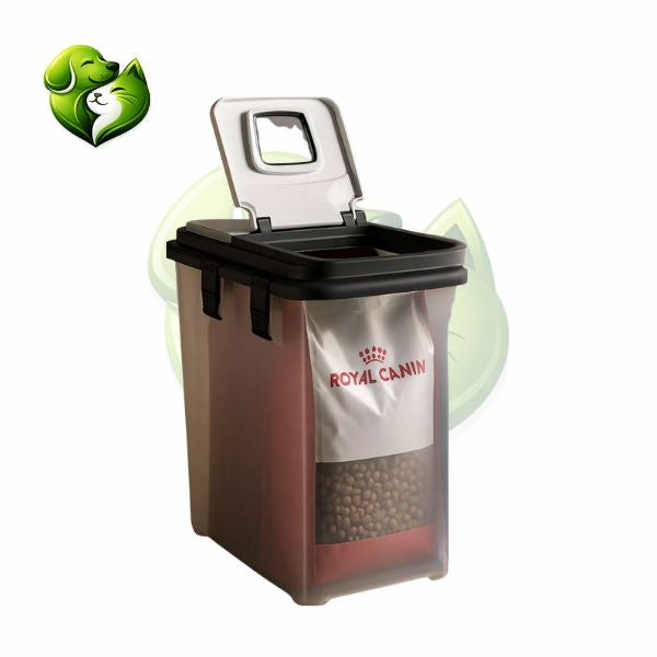 Porta Ração Hermético até 15kg com Vedação Completa e Pá Dosadora – Mecpet™ | Proteção Total e Organização