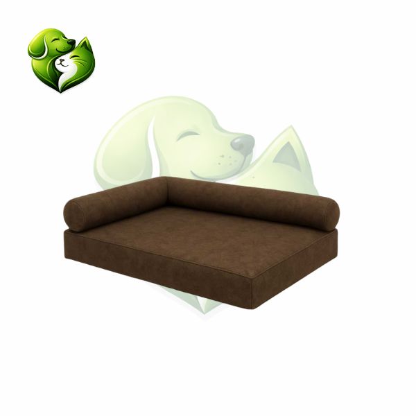 Cama Ergonômica para Cachorro e Gato com Encosto 80x60cm Lupzy
