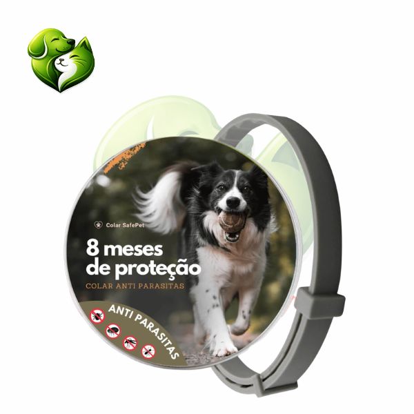 Coleira Anti Pulgas, Carrapatos e Mosquitos 100% Natural – Proteção até 8 Meses | Meu Pet