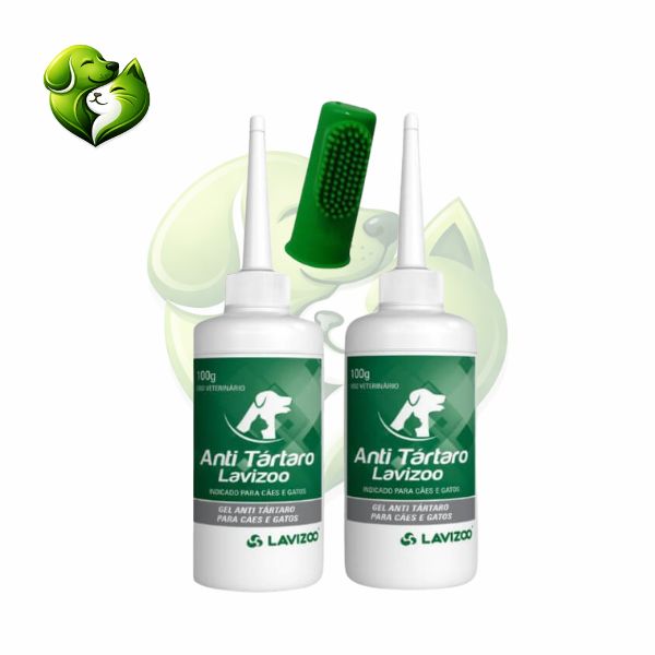 Gel Anti Tártaro Lavizoo + Dedeira – Higiene Bucal e Hálito Fresco para Pets | Meu Pet