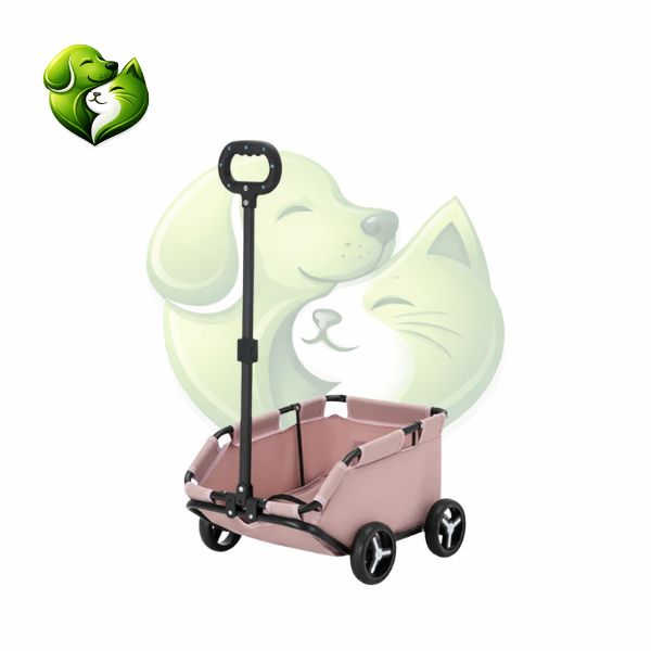 Carrinho Passeio Dobrável Compacto até 7kg com Cinto e Ventilação para Pets – Meu Pet™