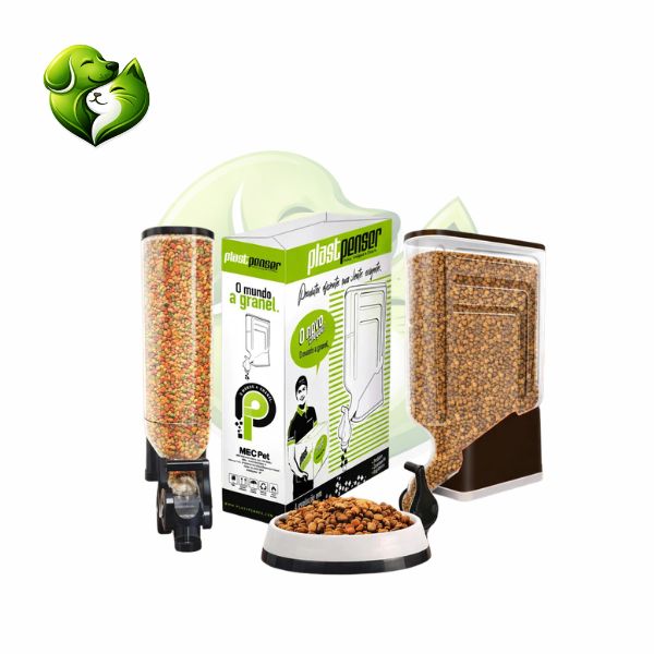Container Porta Ração Transparente até 15kg com Vedação Hermética 35L – Meu Pet™