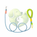 Guia 3 em 1 Elástica Ajustável com Porta-Saquinhos para Cachorro e Gato 185cm Pawslove™