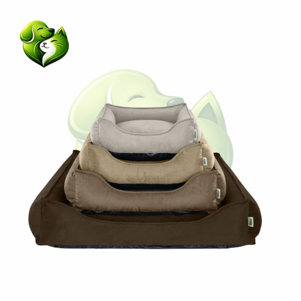Cama Pet Suede com Zíper e Fundo Impermeável – Mileva | Conforto Aconchegante para Todos os Portes