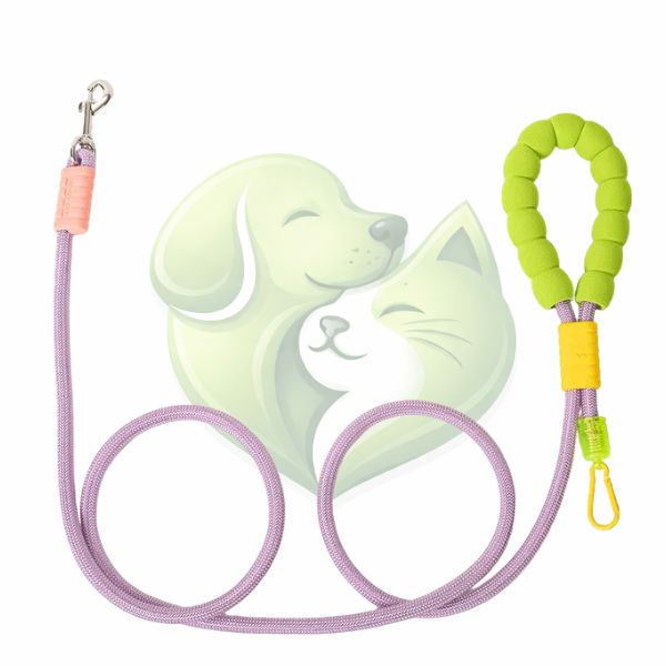 Guia 3 em 1 Elástica Ajustável com Porta-Saquinhos para Cachorro e Gato 185cm Pawslove™