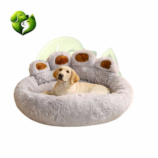 Cama Anti Ansiedade Formato Pata para Cachorro e Gato Pawzy