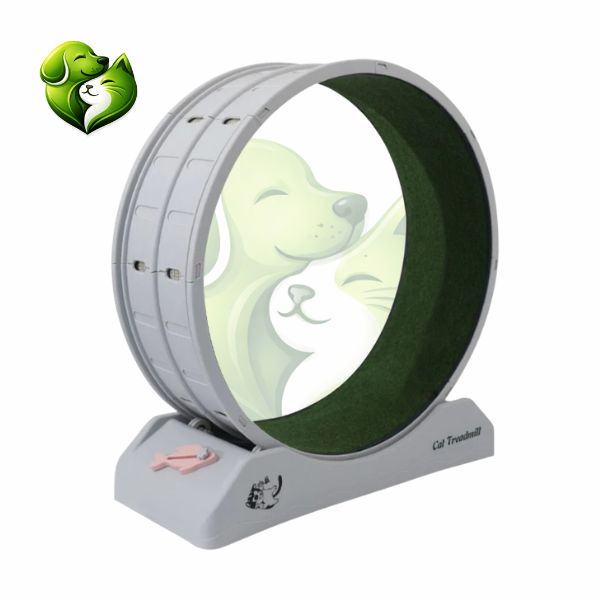 Roda de Exercício Indoor Silenciosa com Varinha para Cachorro e Gato até 15kg