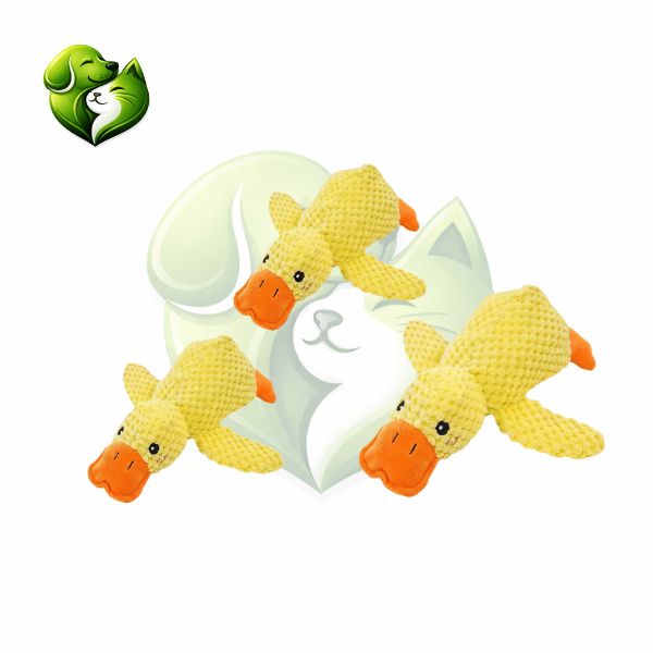 Brinquedo Pelúcia Pato Companheiro Emocional para Pets – Lupzy™ | Conforto, Aconchego e Segurança