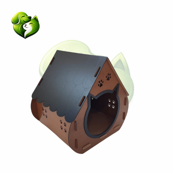 Casinha Personalizada CozyHome™ – Conforto, Estilo e Nome do Seu Pet