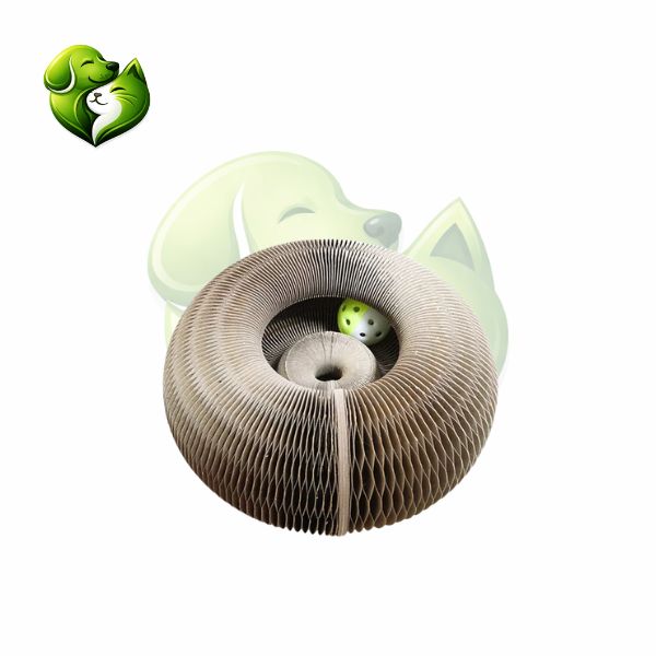 Brinquedo Disco Arranhador com Bolinha – Diversão, Enriquecimento e Alívio do Estresse – Lupzy™