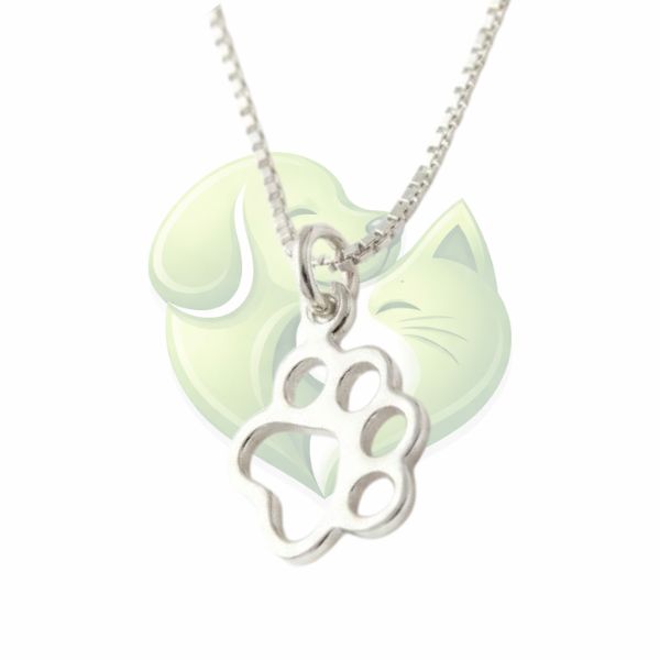 Colar Feminino Pet em Prata 925 com Patinhas – Lupzy™ | Homenagem Delicada a Cães e Gatos