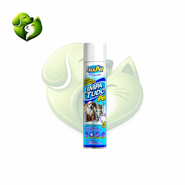 Limpa Tudo Pet – Espuma Limpadora Anti-Odor p/ Ambientes 400ml |Meu Pet™