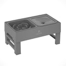 Alimentador Premium Elevado, Ajustável e Multifuncional com Comedouro Lento - Furrish™