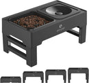 Alimentador Premium Elevado, Ajustável e Multifuncional com Comedouro Lento - Furrish™