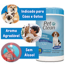 Kit com 3 Pacotes de Lenços Umedecidos para Pets – Higiene Rápida e Segura