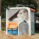 Carrinho Bolsa Mochila Mala de Transporte Pet para Viagem Cabine – TravelSafe™ | Conforto e Segurança até 15kg