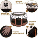 Cercadinho Dobrável e Resistente para Cães e Gatos PetHaven™