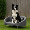 Cama Elevada para Cachorro e Gato Lavável com Almofada Macia SoftPaws