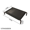 Cama Pet Suspensa Impermeável Elevada para Verão e Viagem – CoolLift™ Conforto Respirável até 80kg