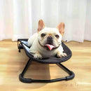 Cama Balanço em Tela Preta para Cães e Gatos Pequenos e Médios – Snouty™ | Conforto Suspenso e Relaxamento Diário