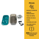 Fonte Bebedouro Elevada Automática Inox 3L para Cães e Gatos – Hydropet™ | Hidratação Saudável e Conforto Diário