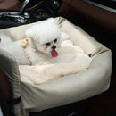 Cama Automotiva Impermeável em Couro Sintético para Cachorro e Gato Pawzly