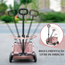Carrinho Passeio Dobrável Compacto até 7kg com Cinto e Ventilação para Pets – Meu Pet™