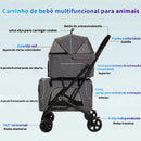 Carrinho Passeio Dobrável 3 em 1 até 30kg com Freio e Cinto para Pets – Meu Pet
