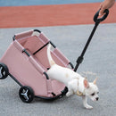 Carrinho Passeio Dobrável Compacto até 7kg com Cinto e Ventilação para Pets – Meu Pet™