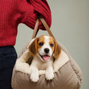 Cama Bolsa Portátil Multifuncional 2 em 1 com Alça para Pets Lavável – Meu Pet™