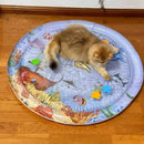 Tapete de Água Sensorial Interativo para Cachorros e Gatos Refrescante | Super Resistente
